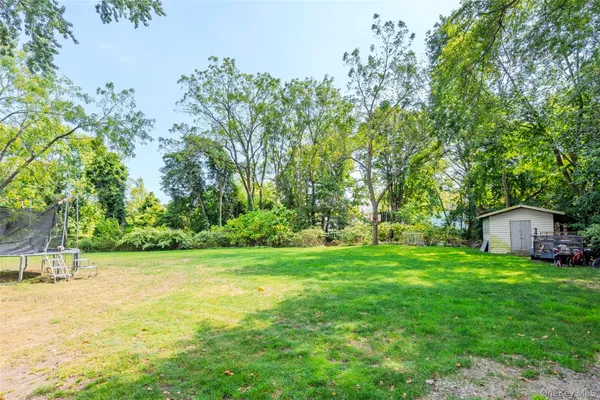 a house view with a garden space