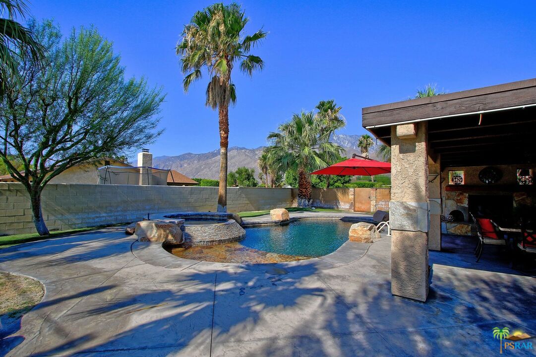 2288 North Deborah Road Palm Springs, CA 92262 - Photo 18 of 33 a view of a backyard with patio