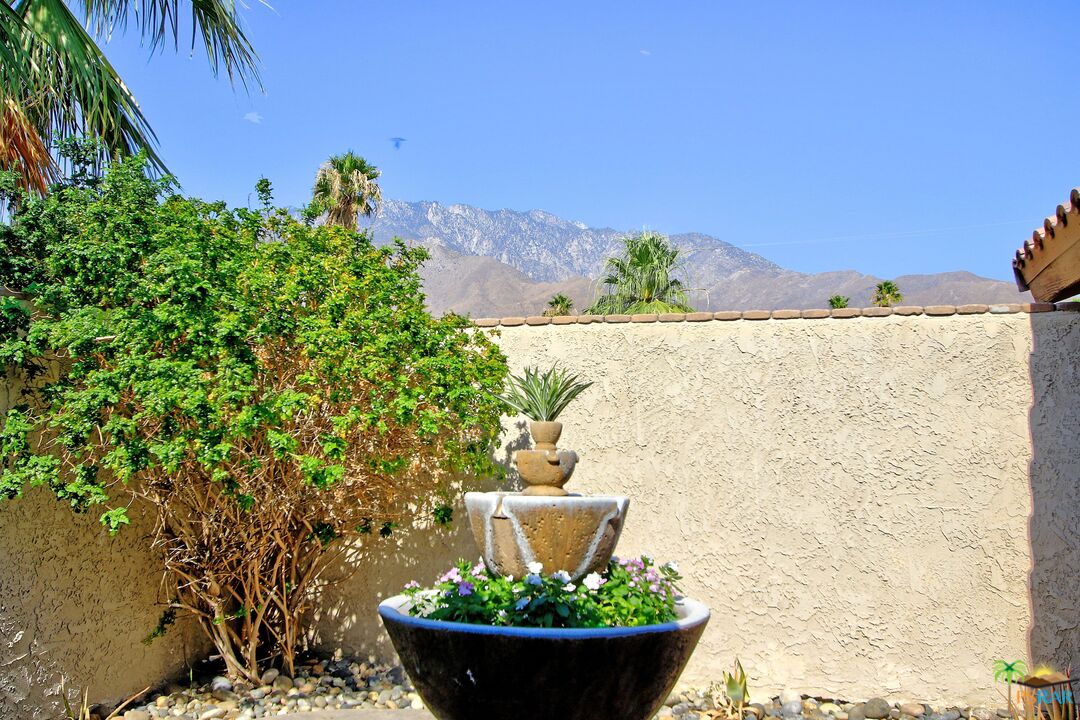 2288 North Deborah Road Palm Springs, CA 92262 - Photo 32 of 33 a view of a garden in front of a house