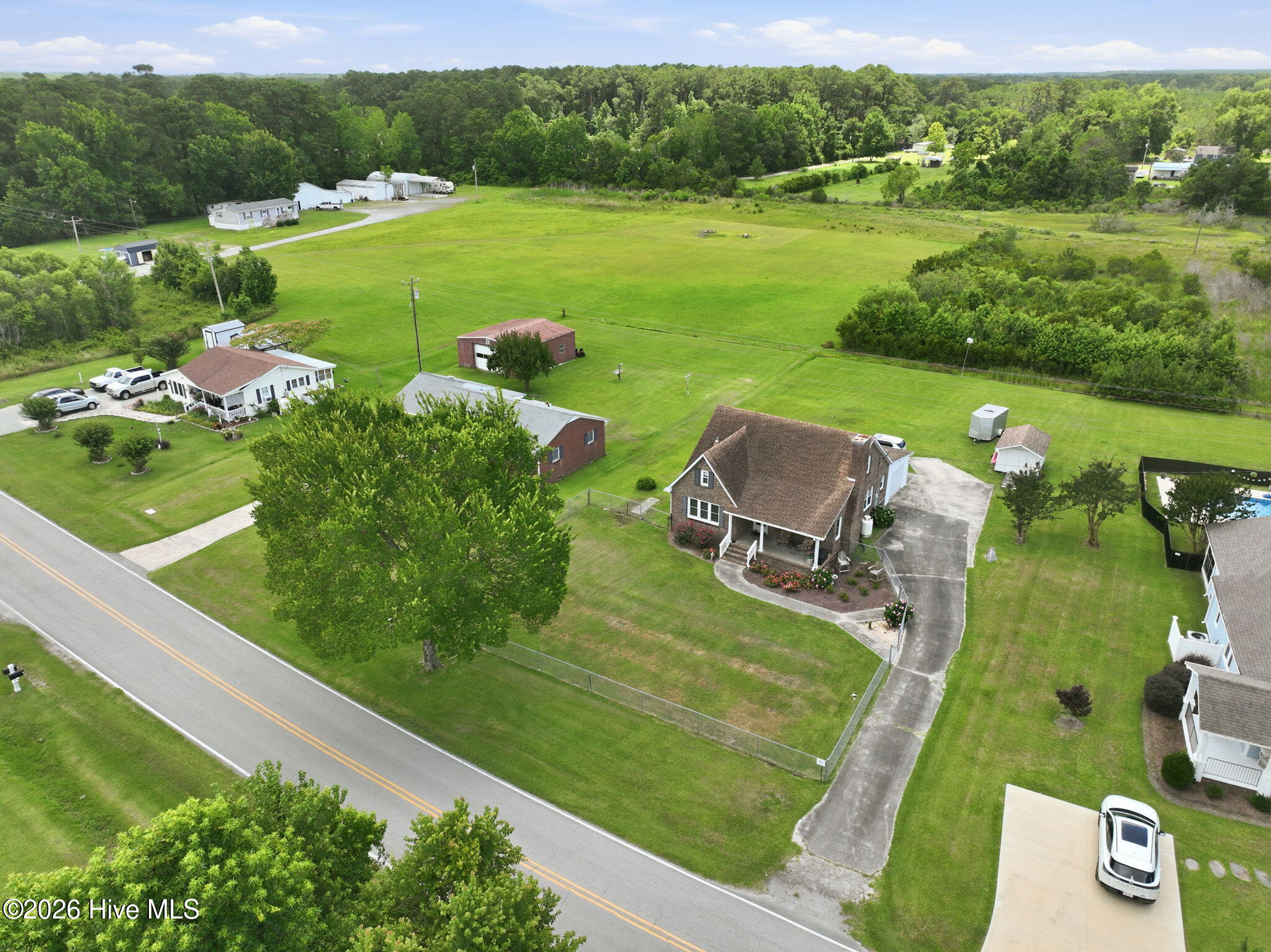 534 Gillikin Road Beaufort, NC 28516 - Photo 26 of 30 Aerial