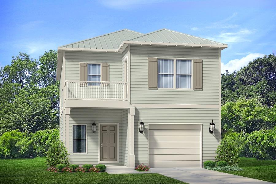 0 Grande Pointe Dr Inlet Beach South, Unit 8 Inlet Beach, FL 32461 - Photo 1 of 11 a front view of a house with garden