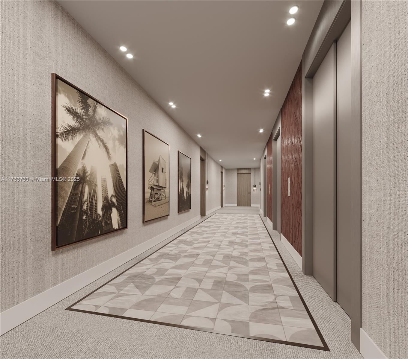 1837 Northeast 4th Avenue, Unit 2203 Miami, FL 33132 - Photo 15 of 18 a view of hallway