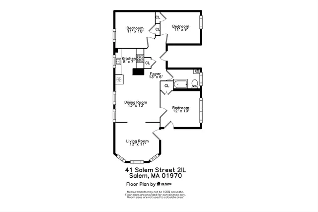 $2,900 | 41 Salem Street, Unit 2L, Salem, MA 01970