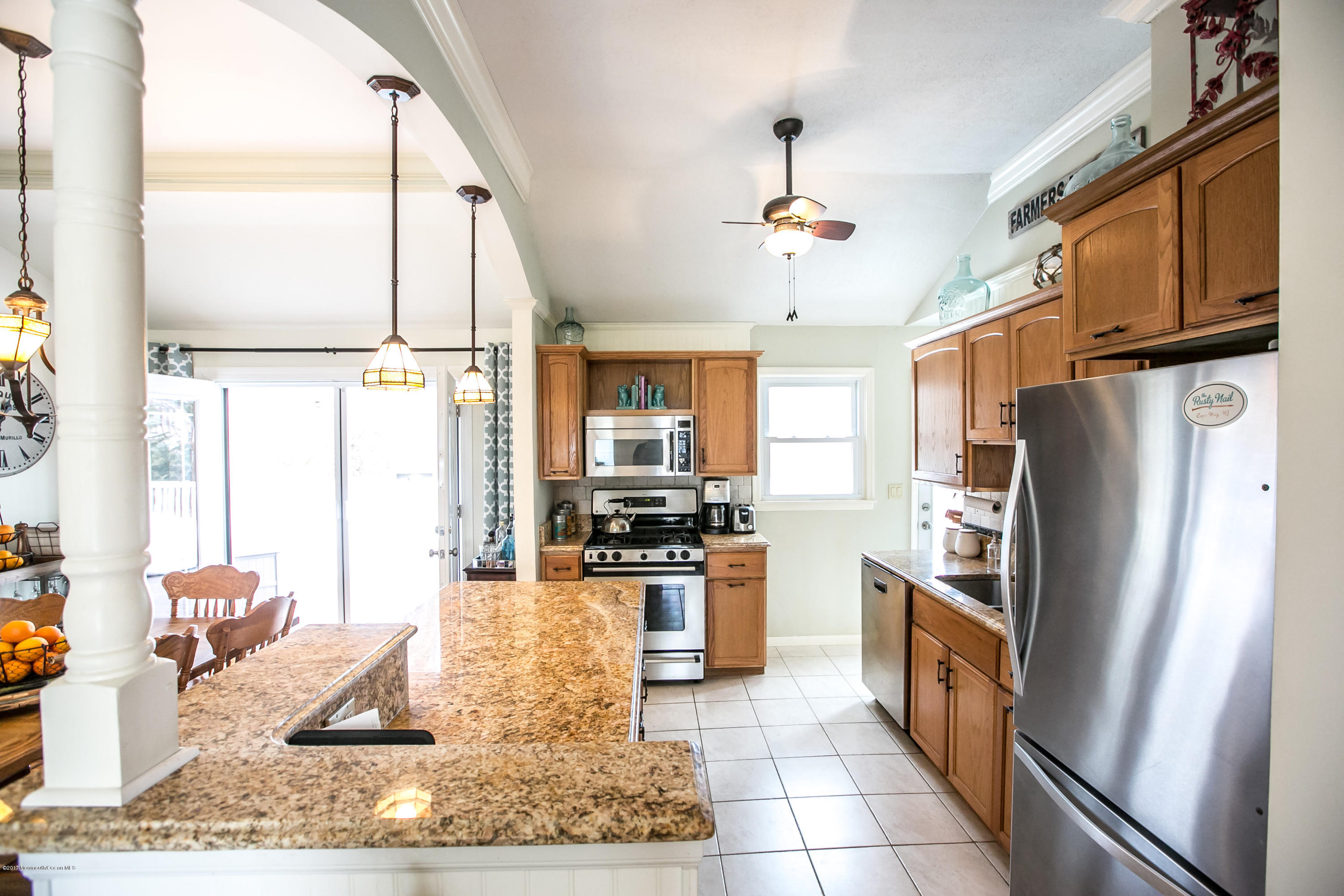 315 Edgemoor Road Middletown, NJ 07718 - Photo 6 of 28 a kitchen with stainless steel appliances granite countertop a refrigerator oven stove top oven and sink