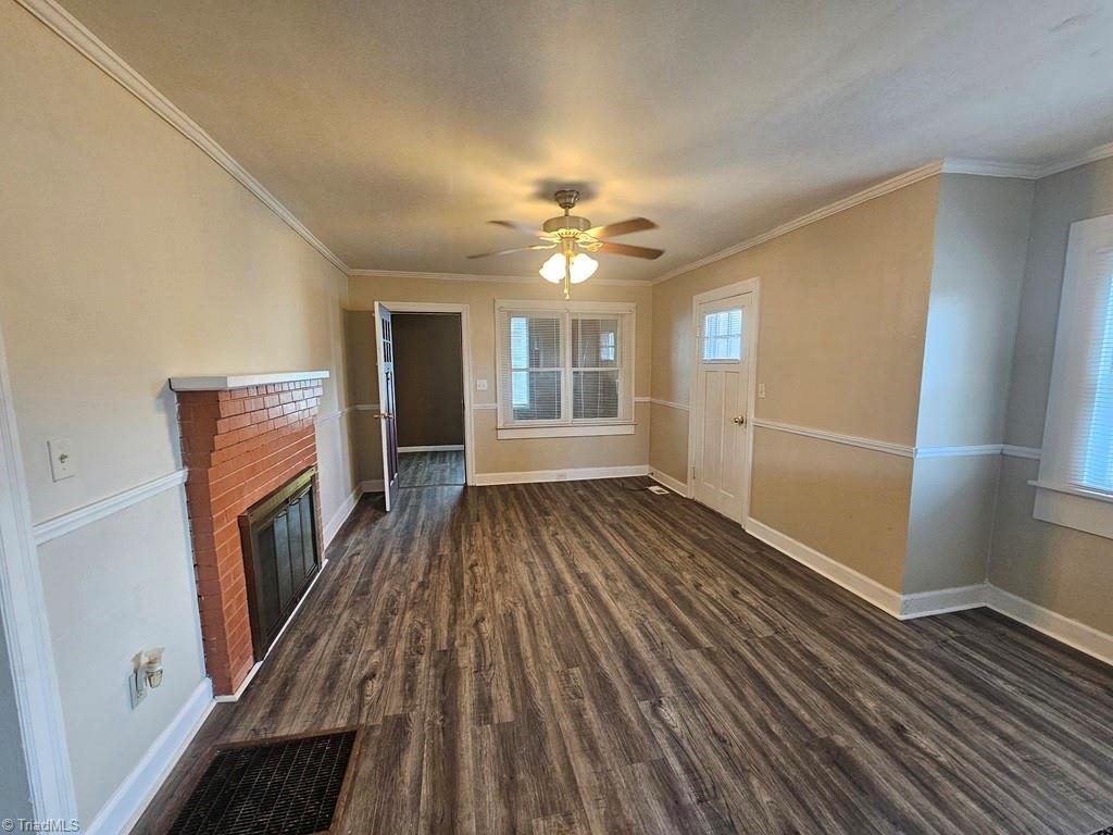 366 Carlton Road Boomer, NC 28606 - Photo 10 of 21 Living room with fireplace