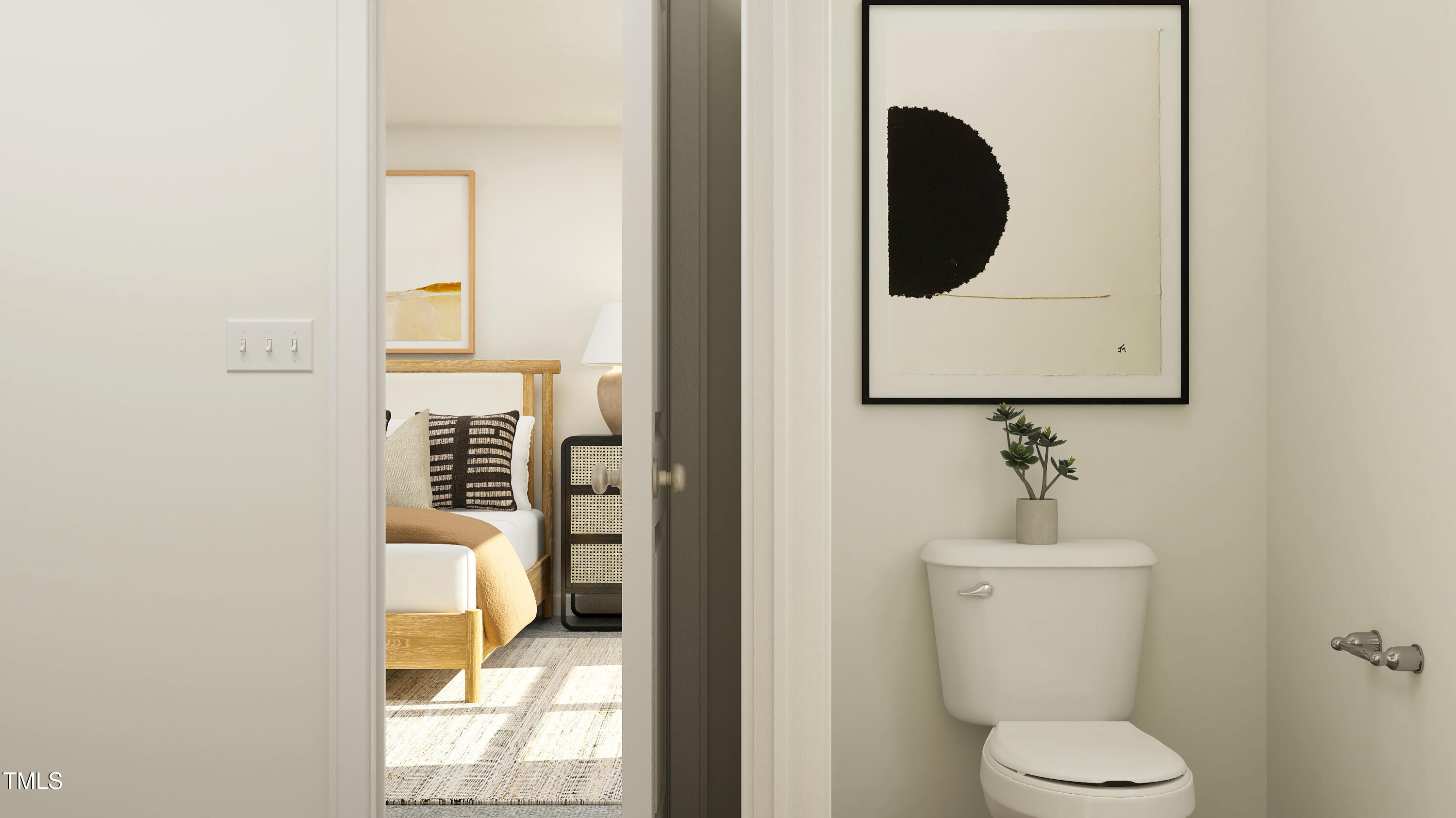 2950 Hickory Fld Drive Raleigh, NC 27616 - Photo 17 of 19 a bathroom with a toilet and a sink