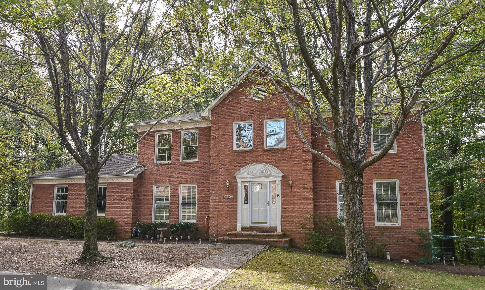 8670 Center Road Springfield, VA 22152 - Photo 1 of 33 Gorgeous curb appeal, stately Brick Front Colonial