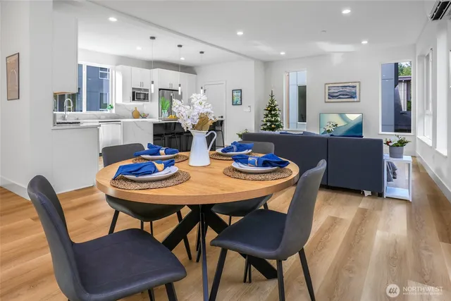 a outdoor living space with furniture and a potted plant