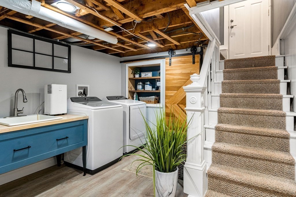 70 Indian Hill Road Worcester, MA 01606 - Photo 22 of 34 a view of entryway with a washer and dryer