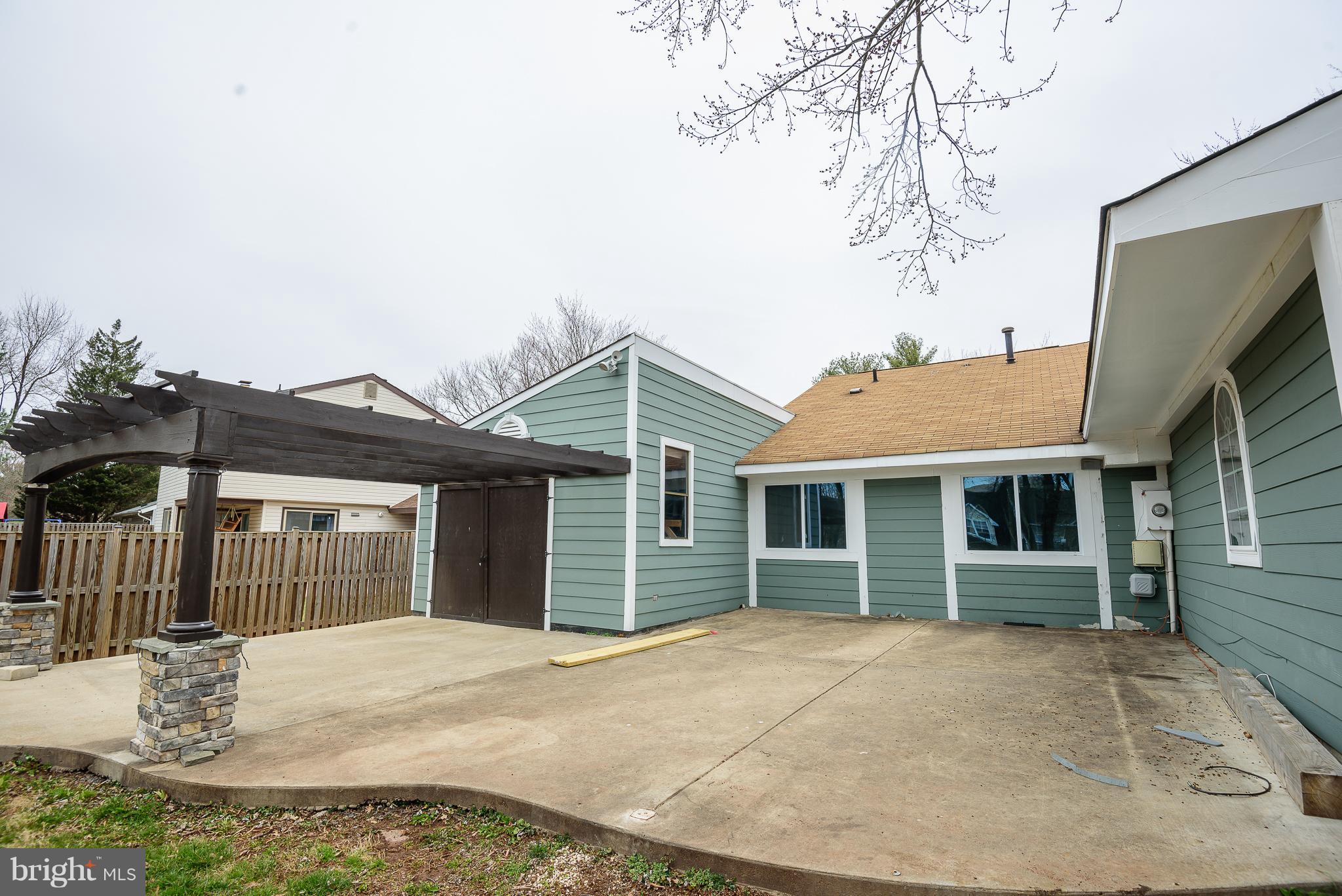 148 South Fox Road Sterling, VA 20164 - Photo 29 of 29 Large Concrete Patio with Gazebo