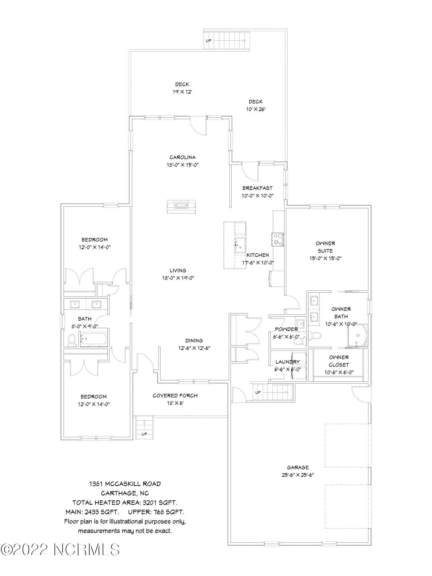 1381 McCaskill Road Carthage, NC 28327 - Photo 32 of 33 floorplan main