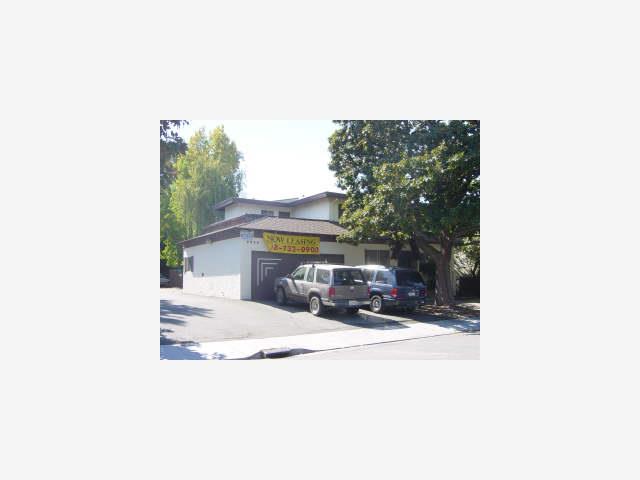 a view of a building with a outdoor space