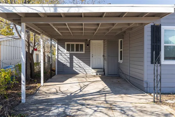 a view of a porch