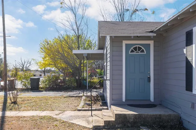 a view of a house with a porch
