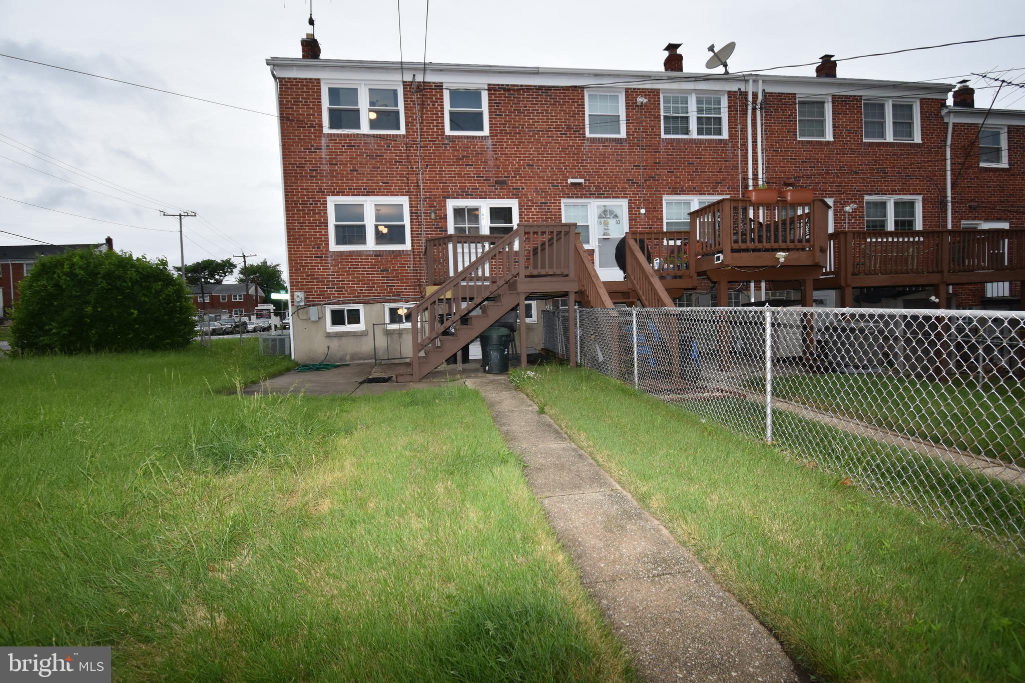 1601 Langford Road Baltimore, MD 21207 - Photo 16 of 16 Backyard and Deck