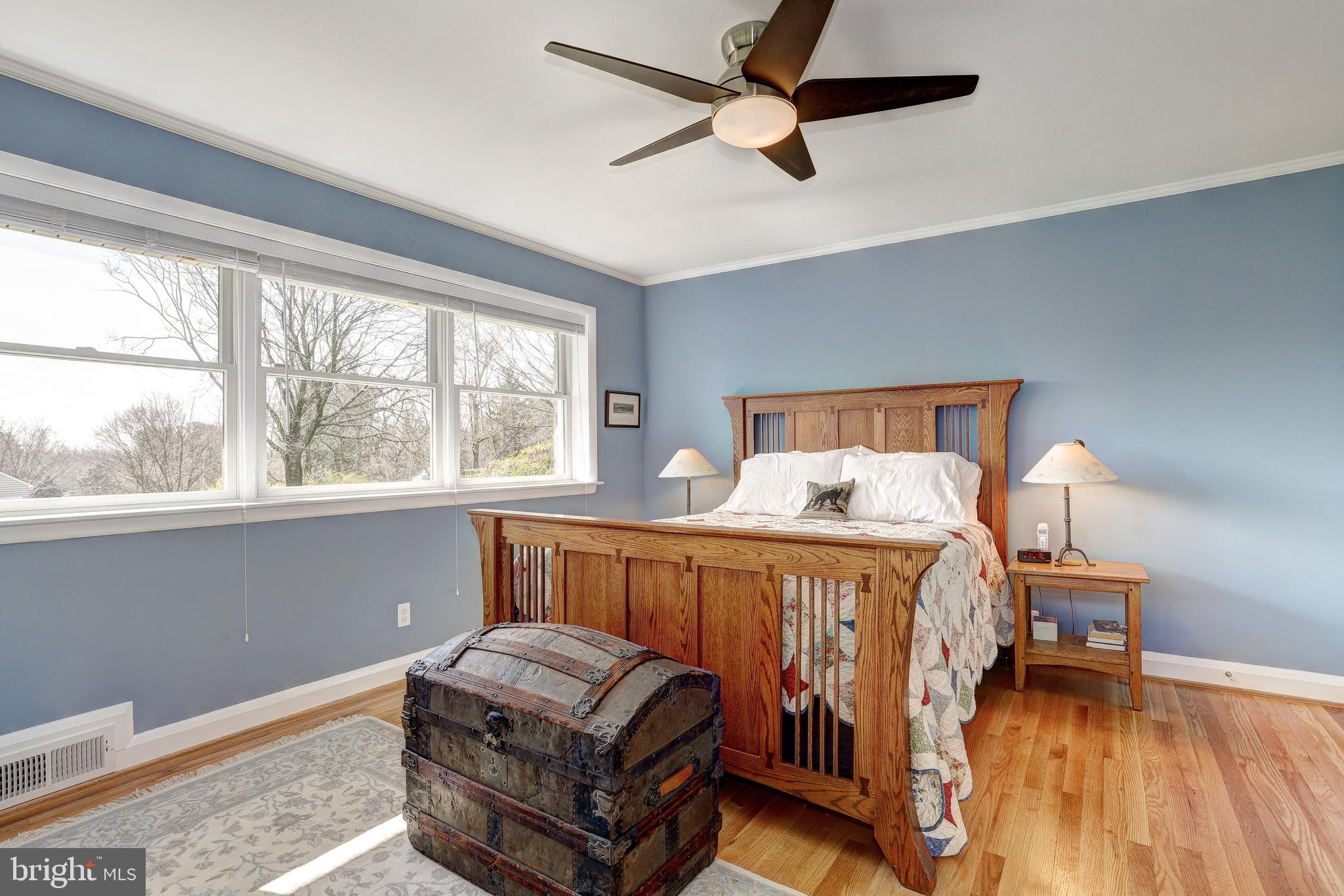 4606 Langshire Road Baldwin, MD 21013 - Photo 12 of 34 Hardwood floors & Lighted Ceiling Fan.