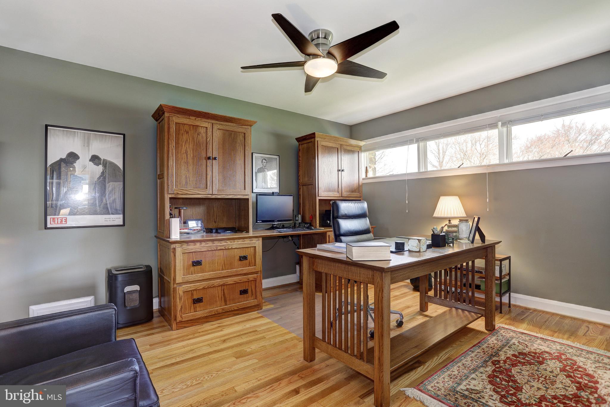4606 Langshire Road Baldwin, MD 21013 - Photo 17 of 34 Bedroom used as office w/ hardwood floors.