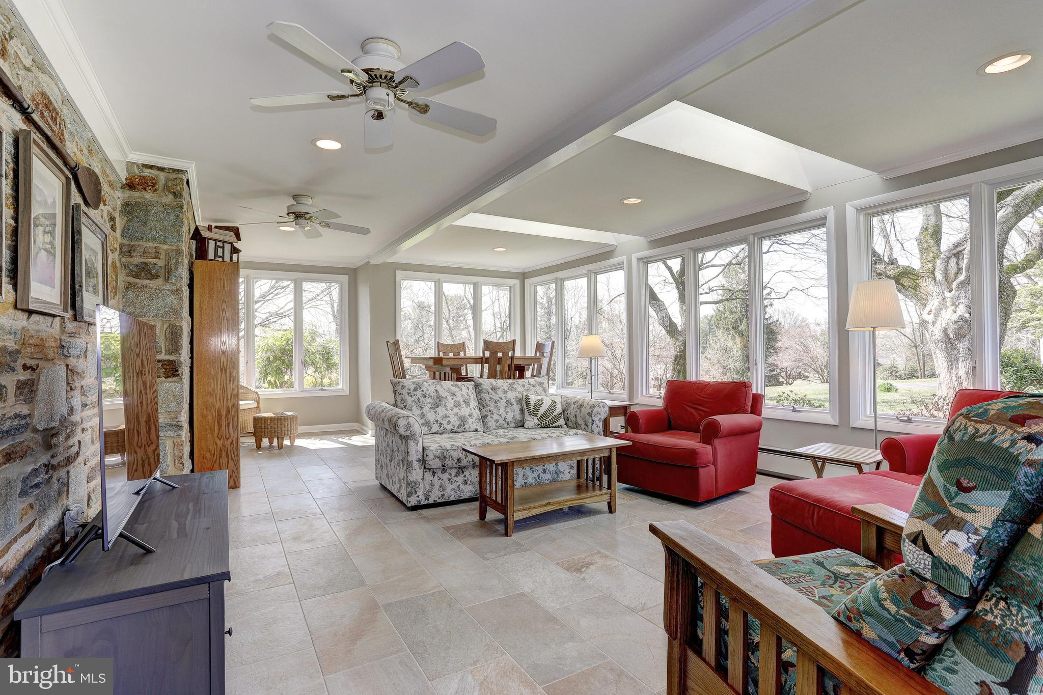 4606 Langshire Road Baldwin, MD 21013 - Photo 8 of 34 Large open space 29.8 X 16 w/ skylights & rec lts
