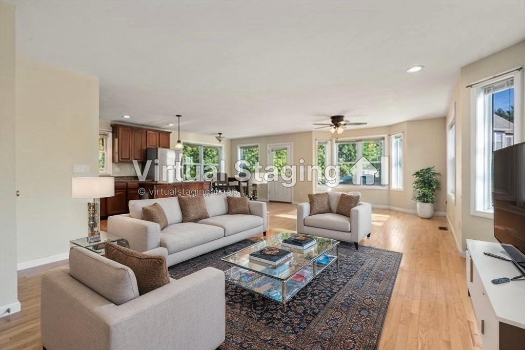 190 Old Road Dracut, MA 01826 - Photo 7 of 36 a living room with furniture and a flat screen tv