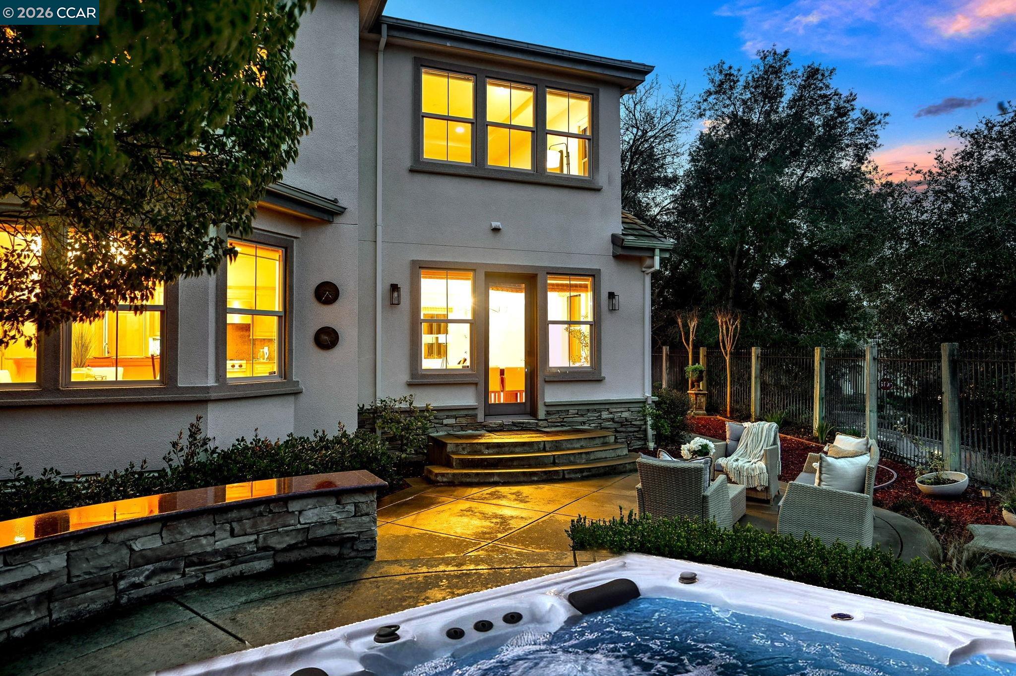 135 Diablo Ranch Court Danville, CA 94506 - Photo 34 of 60 a swimming pool with patio outdoor seating and yard