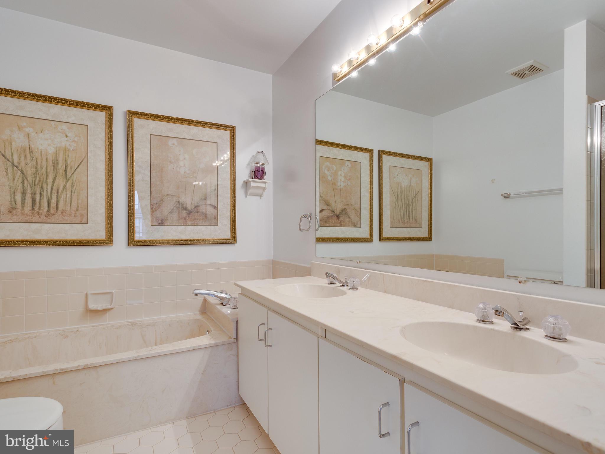 6357 English Ivy Way Springfield, VA 22152 - Photo 12 of 23 Primary bath with double sinks, sep shower and tub
