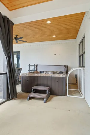 a house view with a backyard space