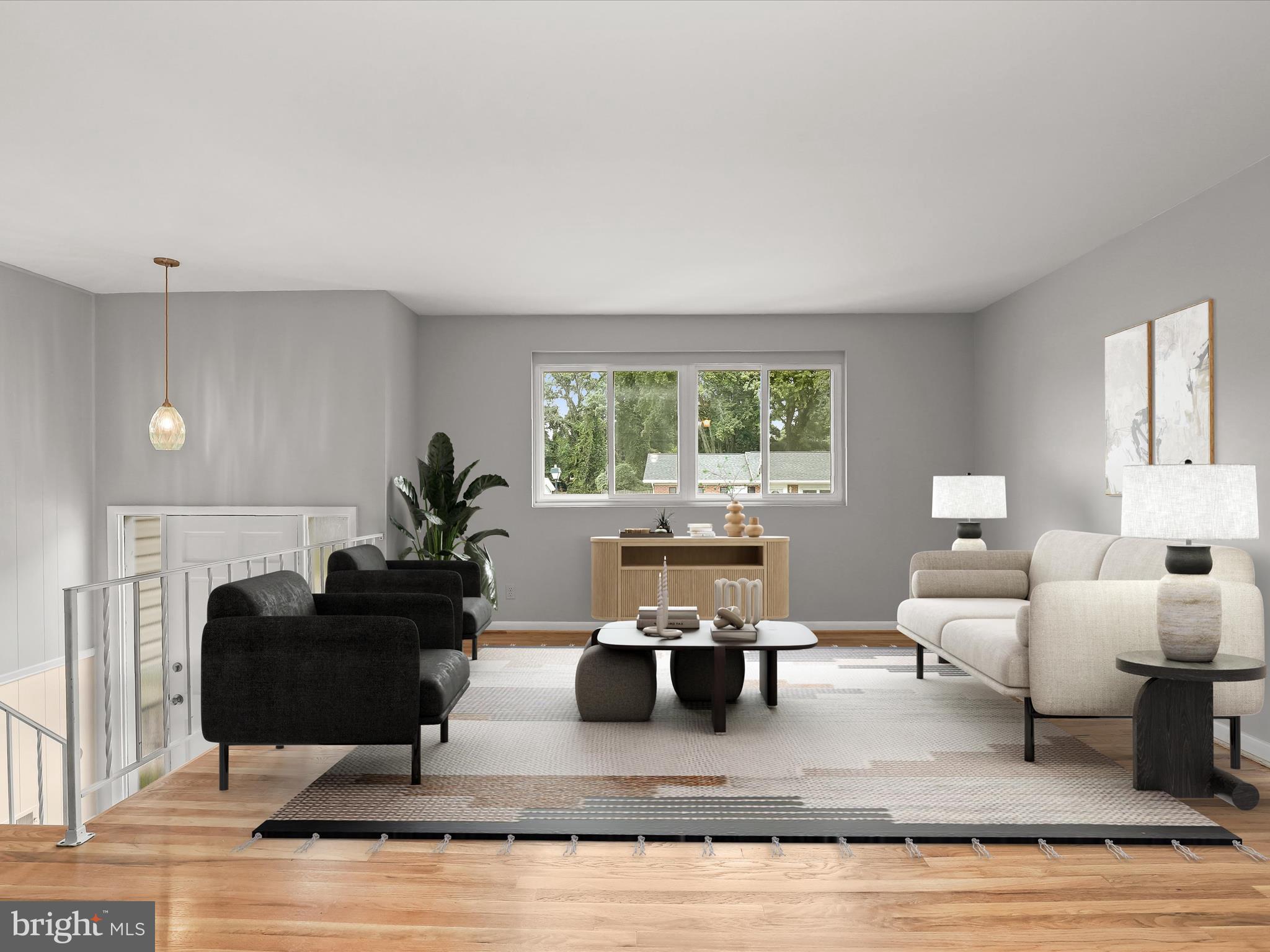 8626 Lucerne Road Randallstown, MD 21133 - Photo 2 of 38 Living Room Staged Using Virtual Tools