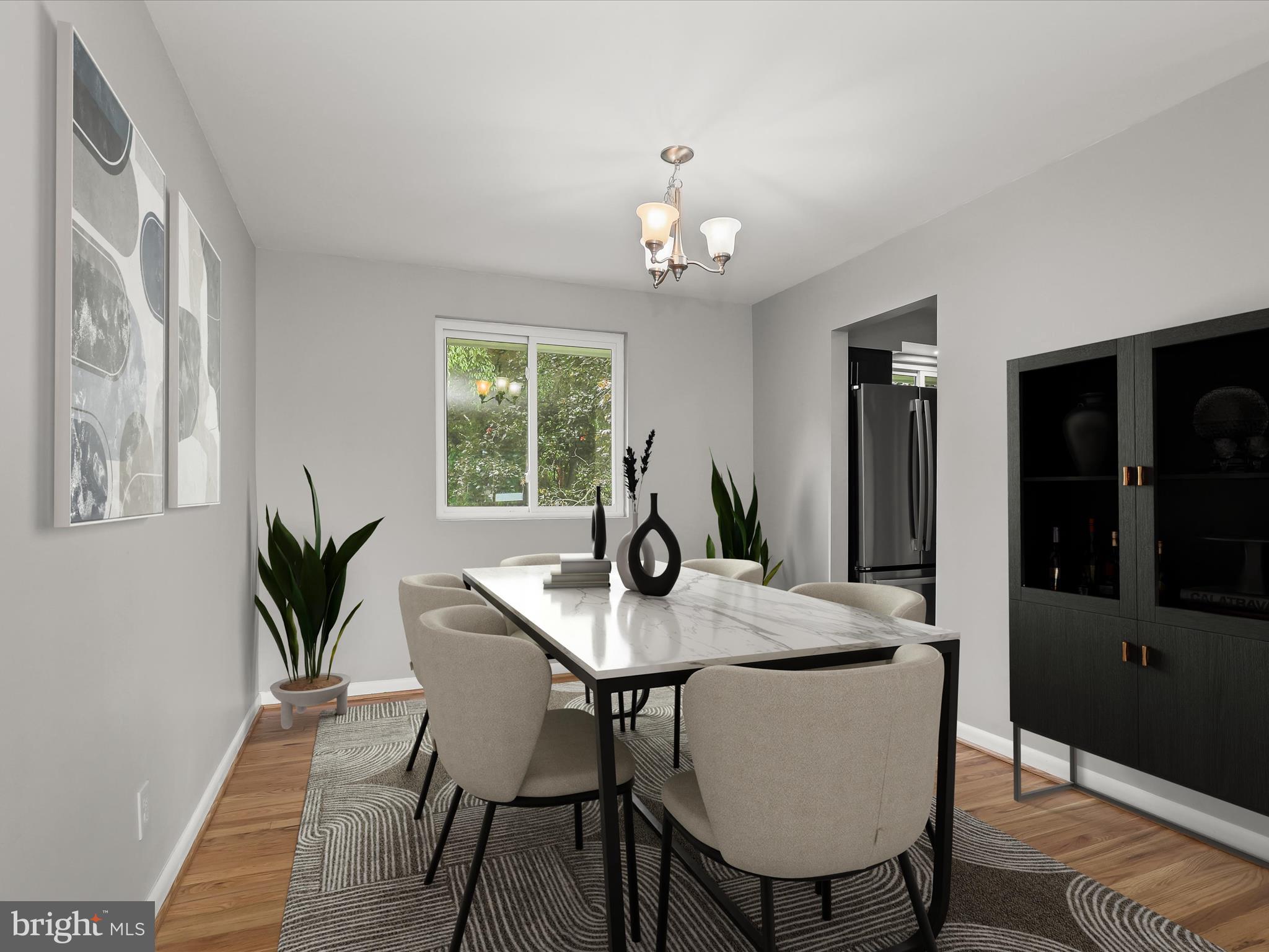 8626 Lucerne Road Randallstown, MD 21133 - Photo 3 of 38 Dining Room Staged Using Virtual Tools