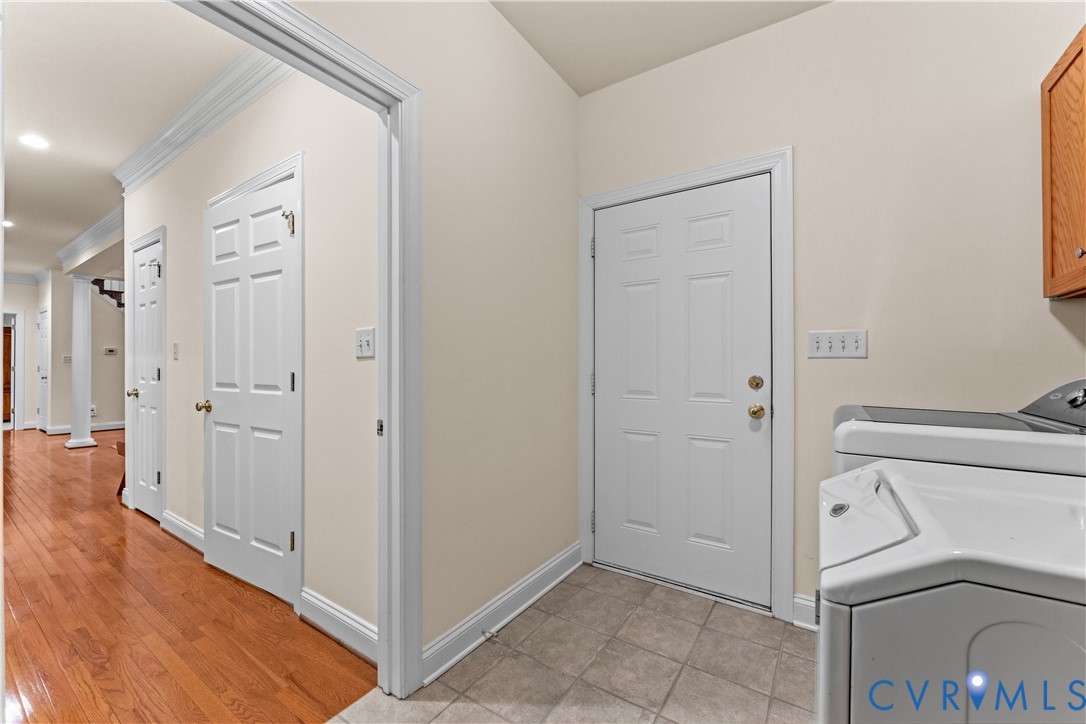 270 Petersburg Road Powhatan, VA 23139 - Photo 29 of 90 a view of a bathroom with washer and dryer