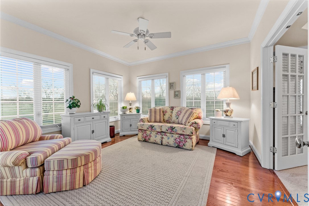 270 Petersburg Road Powhatan, VA 23139 - Photo 45 of 90 a living room with furniture and a large window
