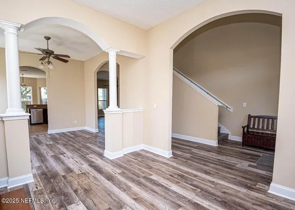 a view of a living room