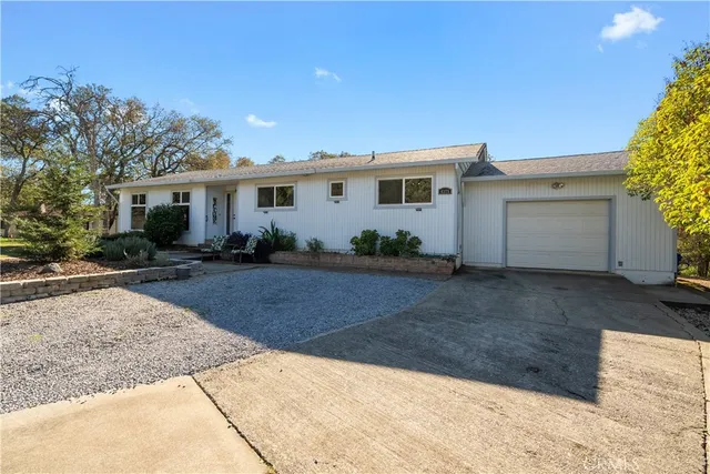 a view of a house with a patio