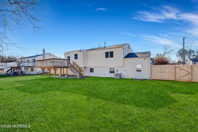 a view of a backyard with a garden
