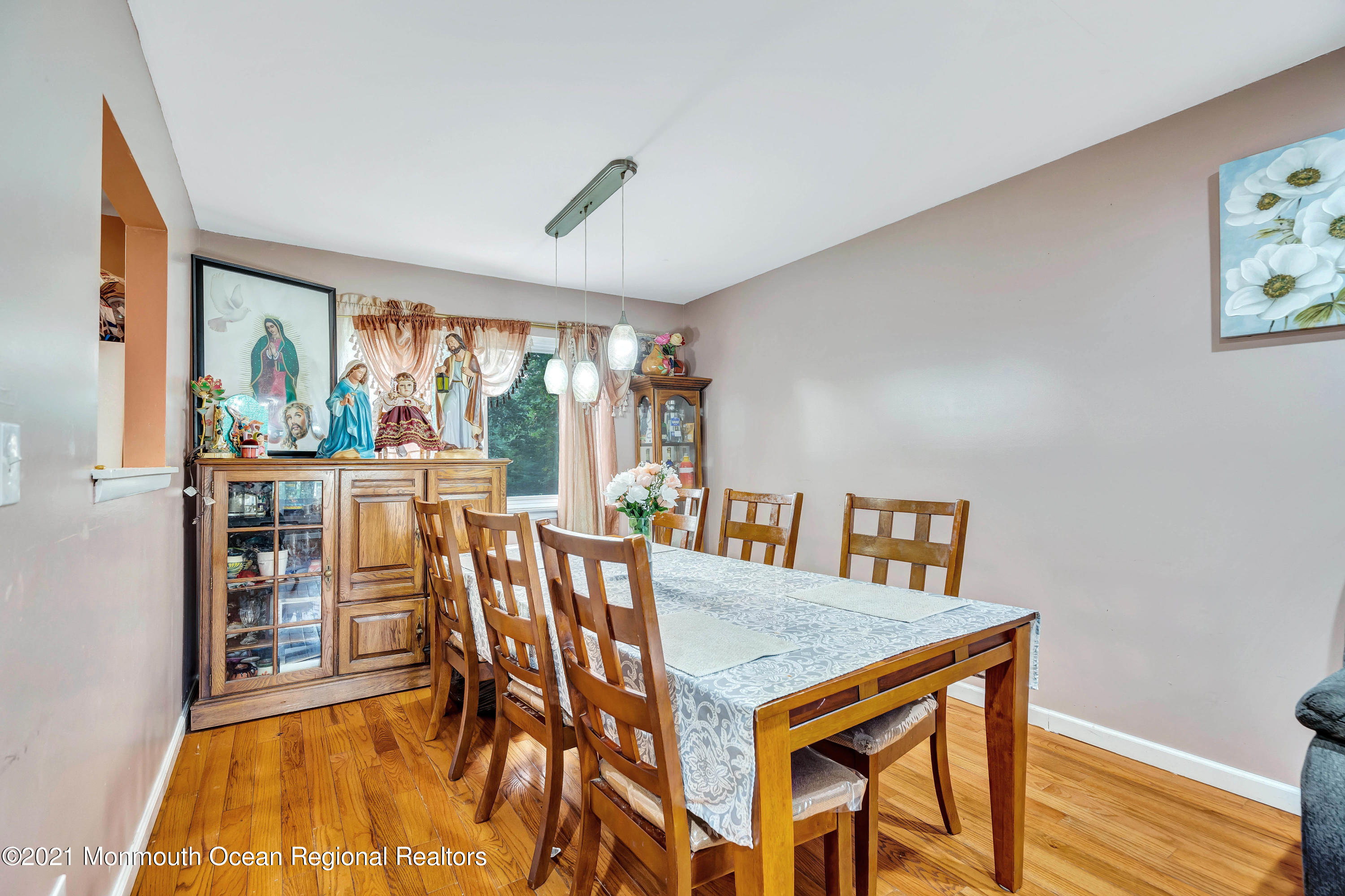 458 Brewers Bridge Road Jackson, NJ 08527 - Photo 11 of 27 a view of a dining room with furniture window and wooden floor