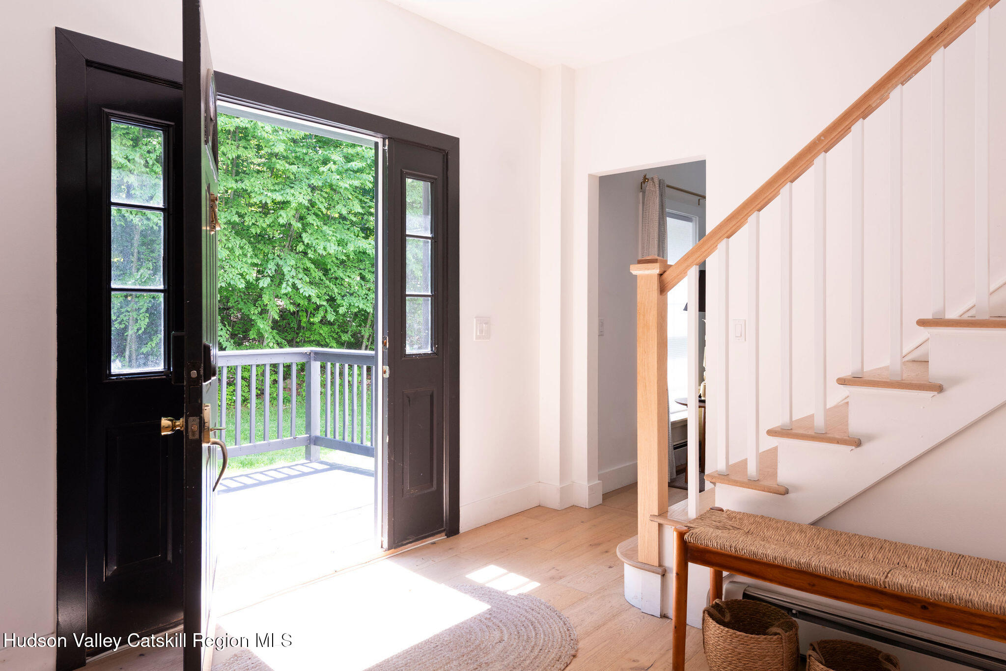 31 Laurel Hollow Road Kerhonkson, NY 12446 - Photo 3 of 47 a view of an entryway with wooden floor and windows