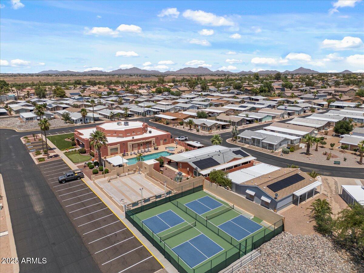 2054 North Thornton Road, Unit 125 Casa Grande, AZ 85122 - Photo 21 of 26 an aerial view of residential houses with outdoor space