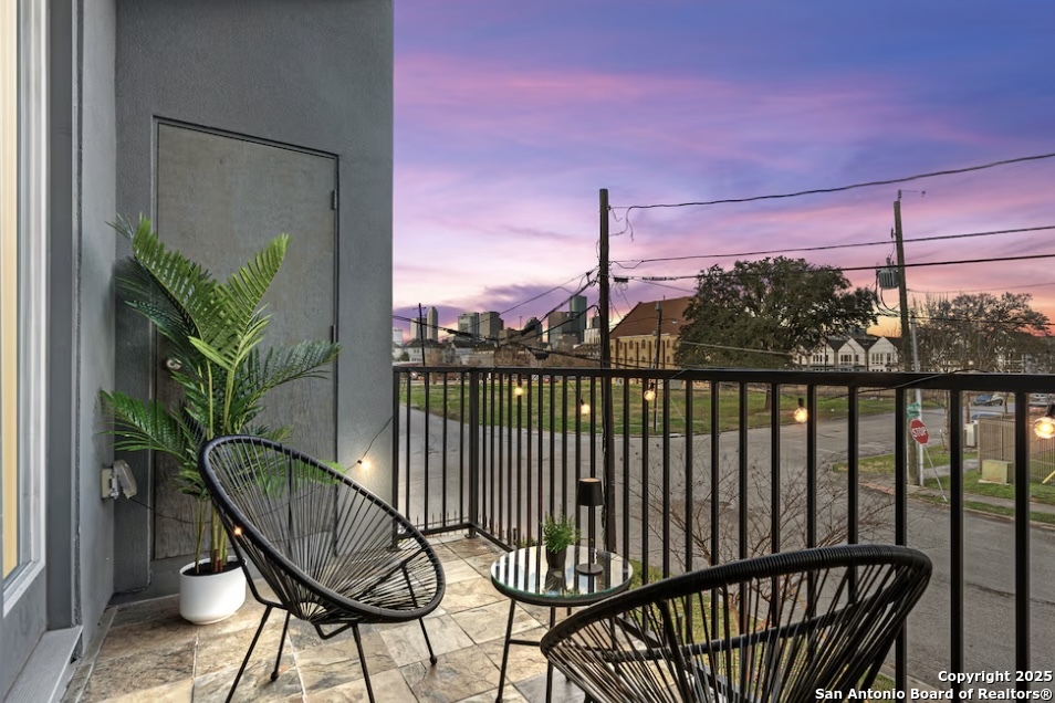 2502 Hadley Street Houston, TX 77003 - Photo 21 of 23 a view of a balcony with wooden floor