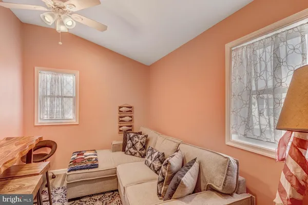 a bedroom with a bed and a closet