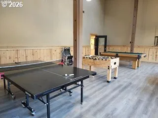 a living room with fireplace furniture and a fireplace