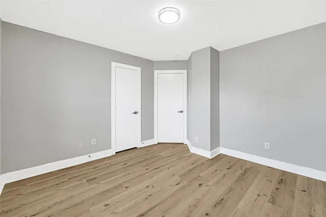 wooden floor in an empty room