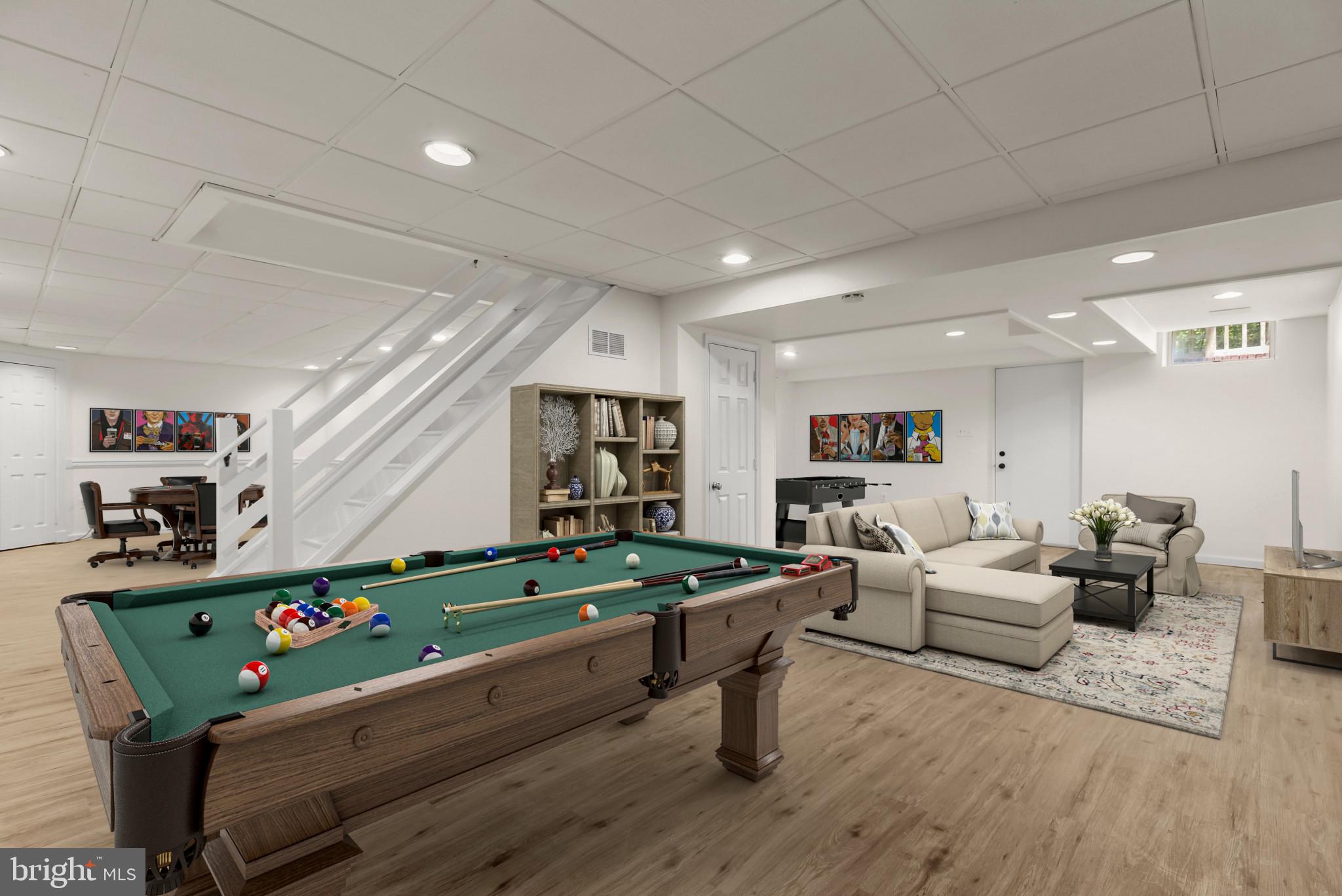 12261 Etchison Road Ellicott City, MD 21042 - Photo 49 of 69 Finished Lower Level Recreation Room