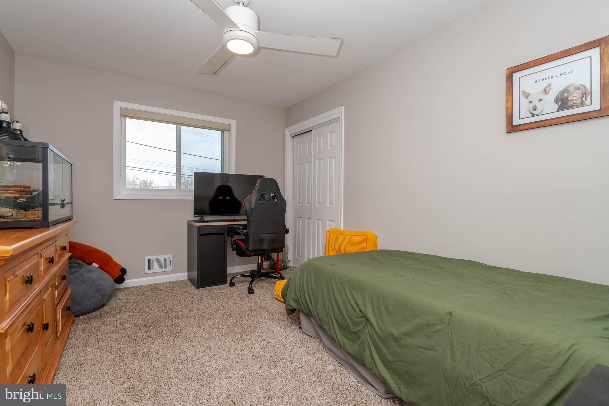 1522 Southview Road Bel Air, MD 21015 - Photo 26 of 42 a bedroom with a bed and wooden floor