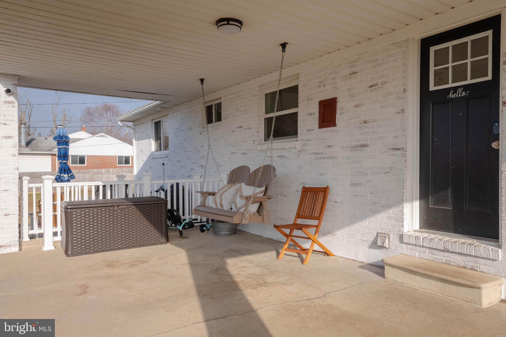 1522 Southview Road Bel Air, MD 21015 - Photo 6 of 42 a outdoor space with patio furniture and flat screen tv