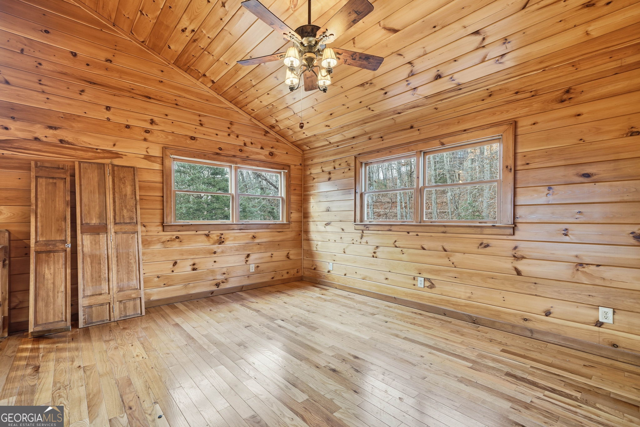 648 Stuart Mountain Road Mineral Bluff, GA 30559 - Photo 20 of 42 a view of an empty room with a window
