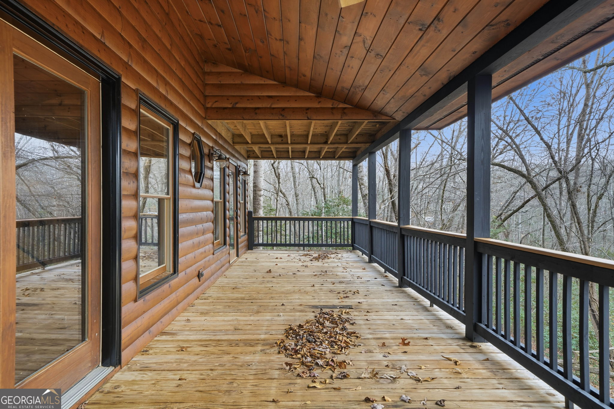 648 Stuart Mountain Road Mineral Bluff, GA 30559 - Photo 29 of 42 a view of pathway with a balcony