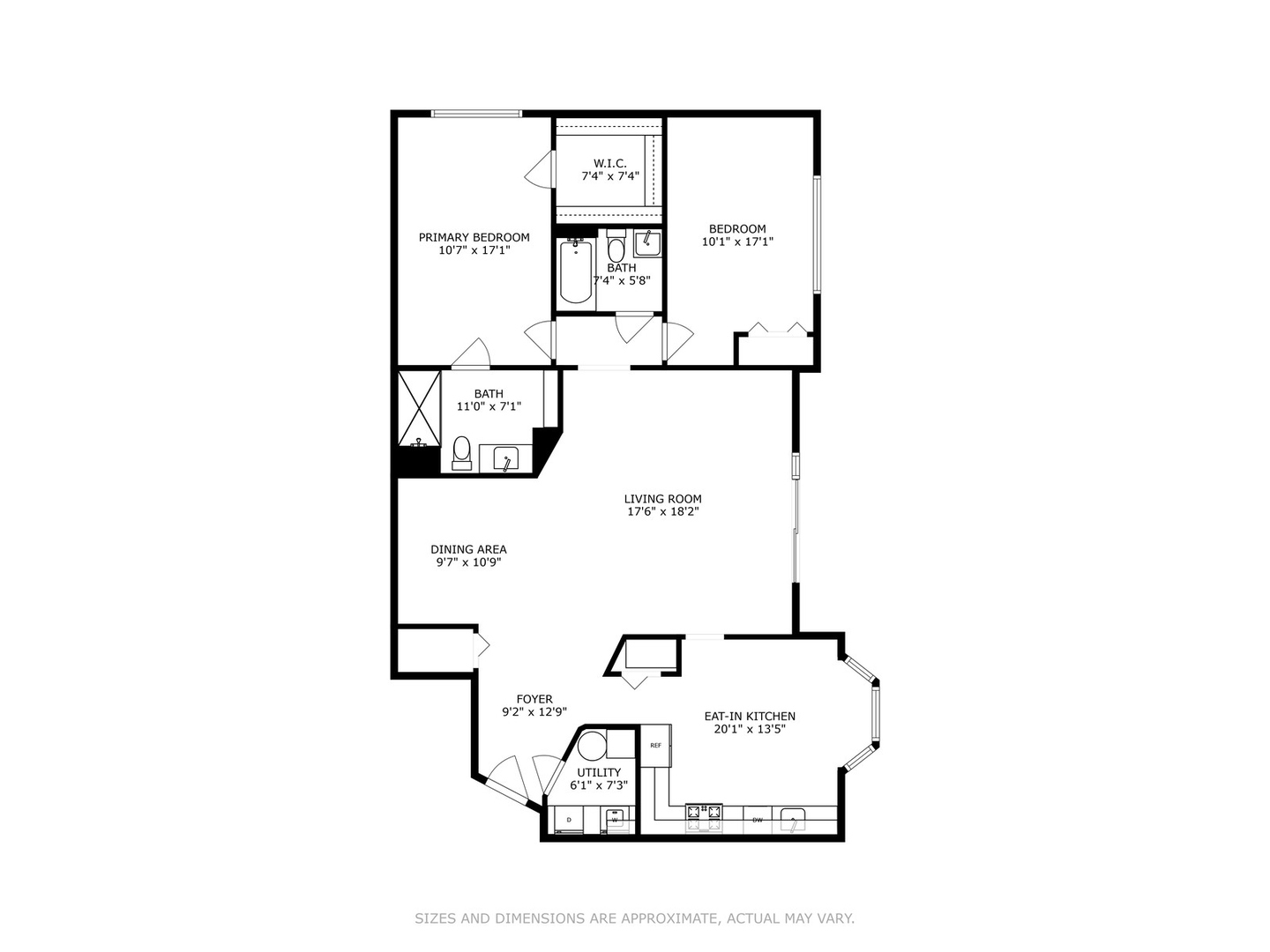 943 Elderberry Circle, Unit 303 Naperville, IL 60563 - Photo 19 of 19 a picture of a floor plan