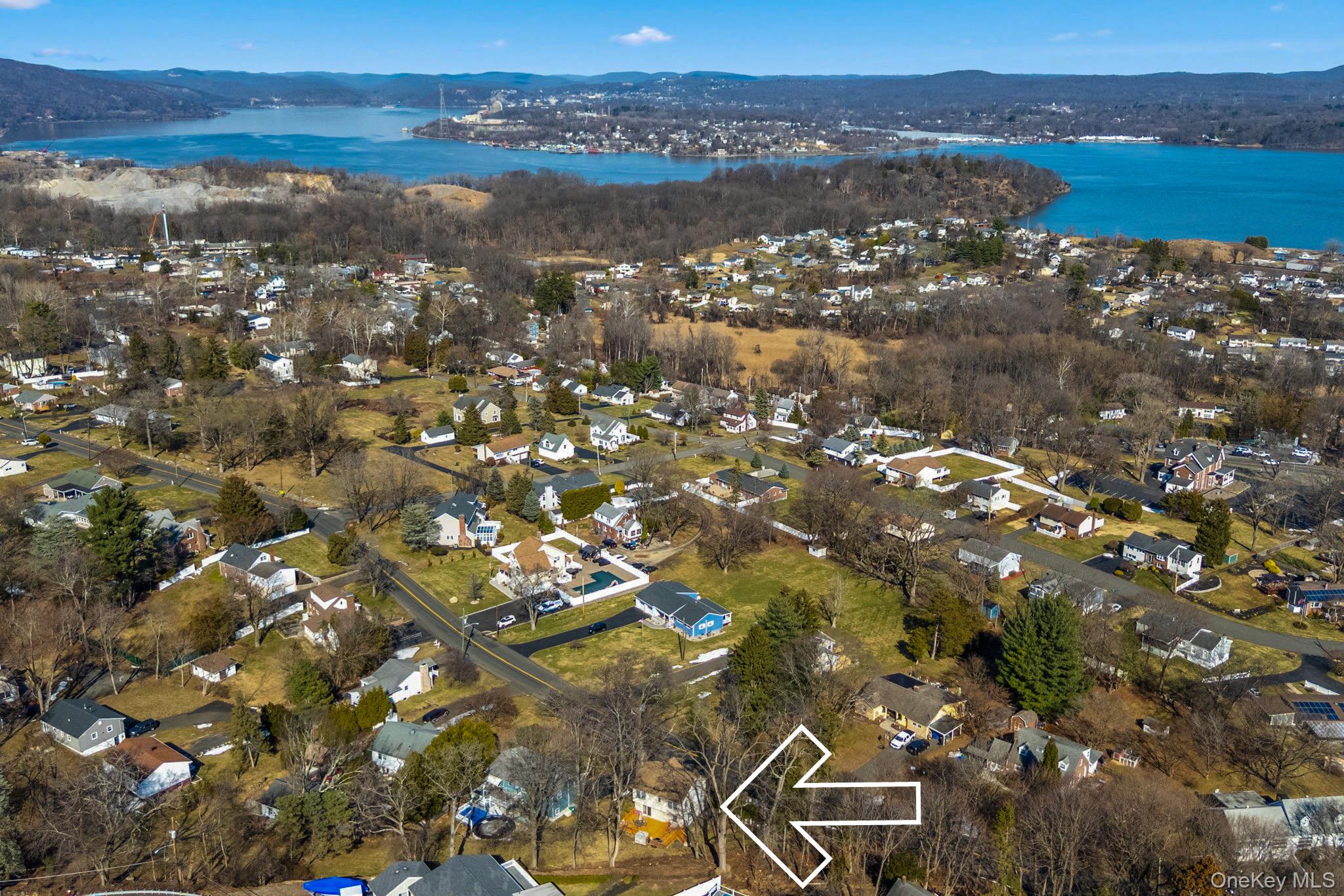 65 Jay Street Stony Point, NY 10980 - Photo 31 of 32 an aerial view of lake and residential houses with outdoor space