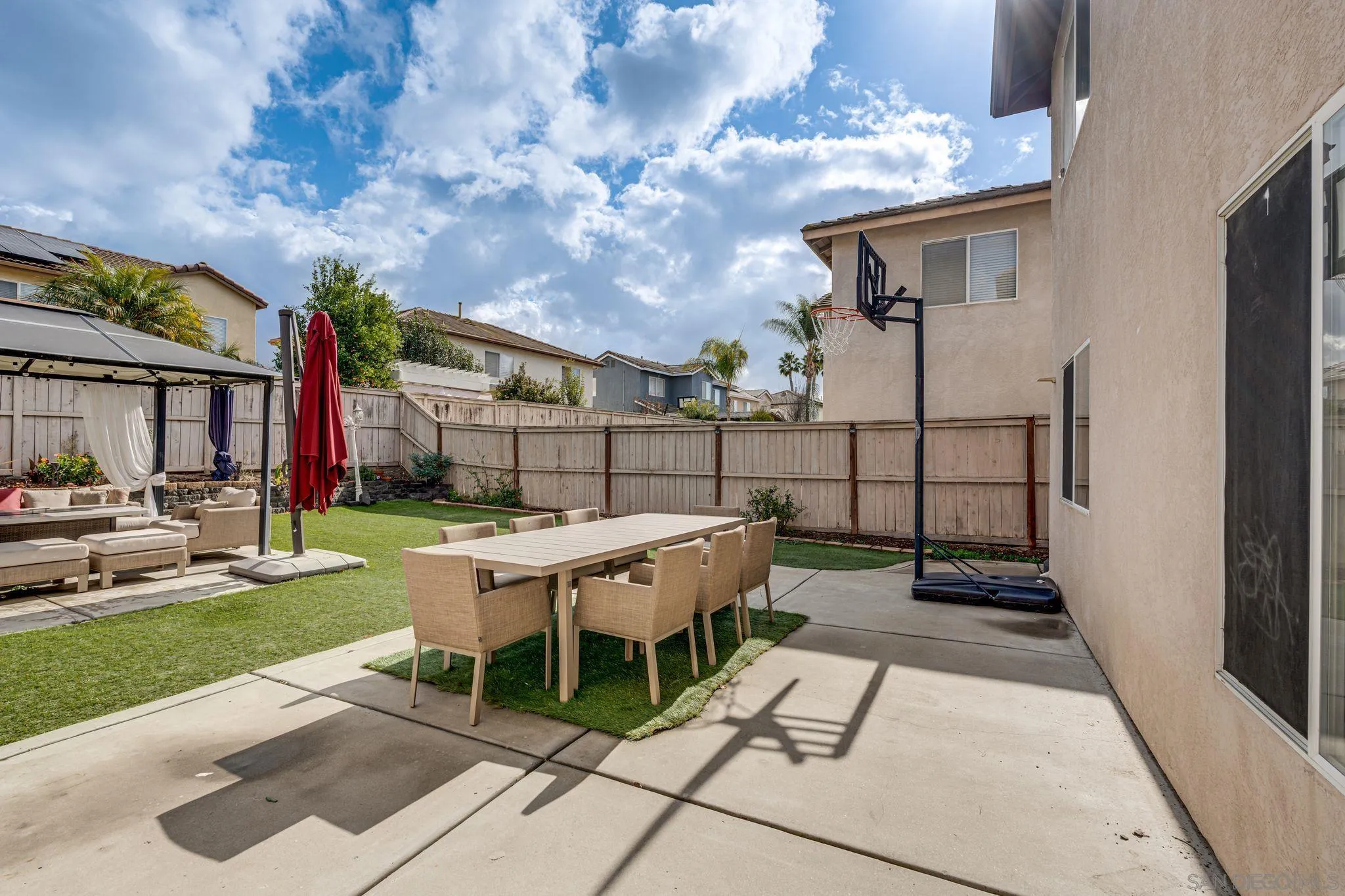 1616 Gold Run Road Chula Vista, CA 91913 - Photo 17 of 35 a view of a patio with a yard
