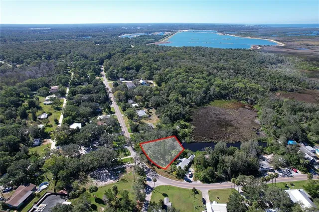 a view of city and ocean