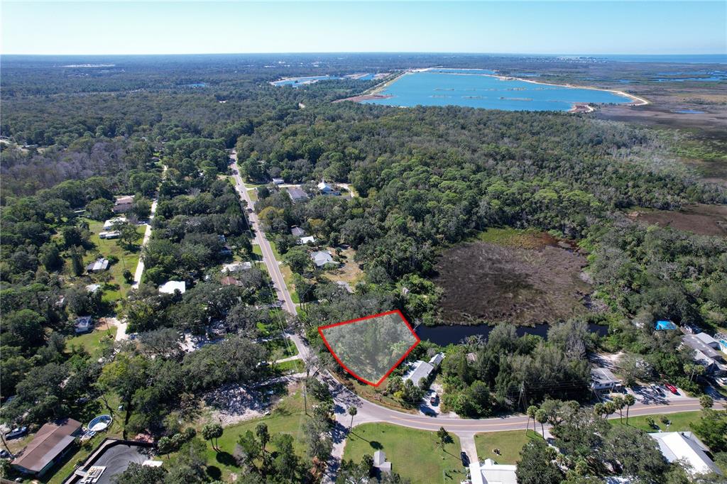 18905 Aripeka Road Aripeka, FL 34679 - Photo 23 of 43 an aerial view of green landscape with trees houses and mountain view